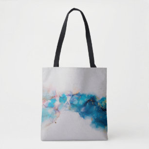 Tote Bag Alcool Enk Art. Peinture Abstraite. Alcool Ink ba