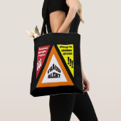 Tote Bag Alerte de fraude (De près)