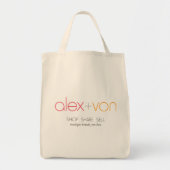 Tote Bag Alex+sac d'épicerie de von Canvas (Devant)