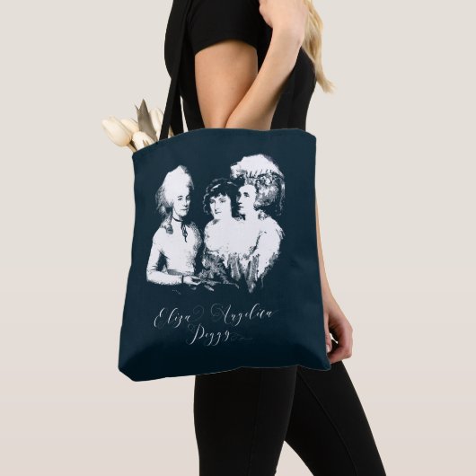 Tote Bag Alexander Hamilton. Eliza, angélique officinale, (De près)