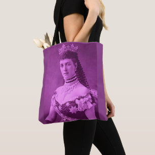 Tote Bag Alexandra de Danemark en lavande