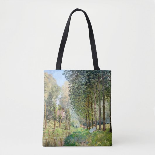 Tote Bag Alfred Sisley - Reposez le long du ruisseau (Devant)