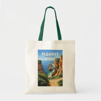 Algarve Portugal Travel Art Vintage