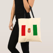 Tote Bag Algodonales drapeau d'Espagne, Espagne (Devant (produit))