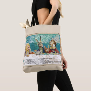 Tote Bag Alice à la fête du thé de Mad Hatter