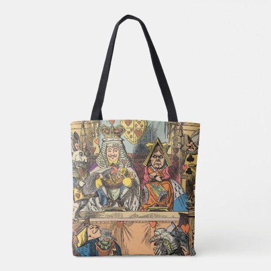 Tote Bag Alice à Wonderland Cheshire Cat Characters (Dos)