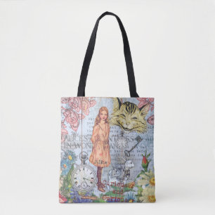 Tote Bag Alice au pays des merveilles Lapin de Cheshire cla