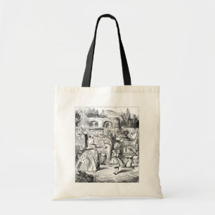 Tote Bag Alice avec la reine rouge
