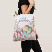 Tote Bag Alice Aventures dans Woderland Anniversaire Tea Pa (De près)