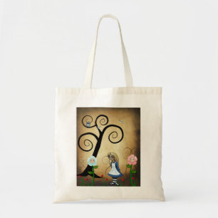 Tote Bag Alice dans l'art Alice du pays des merveilles et