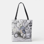 Tote Bag Alice de lapin blanc au pays des merveilles (Dos)