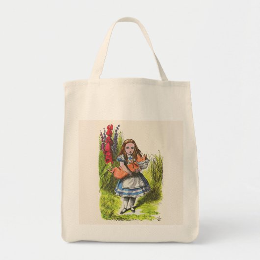 Tote Bag Alice et le bébé 2 de porc (Devant)