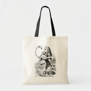 Tote Bag Alice et le Flamant rose