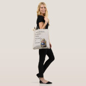 Tote Bag Alice In Wonderland - Devis Aventure Flamant rose (Sur le modèle)