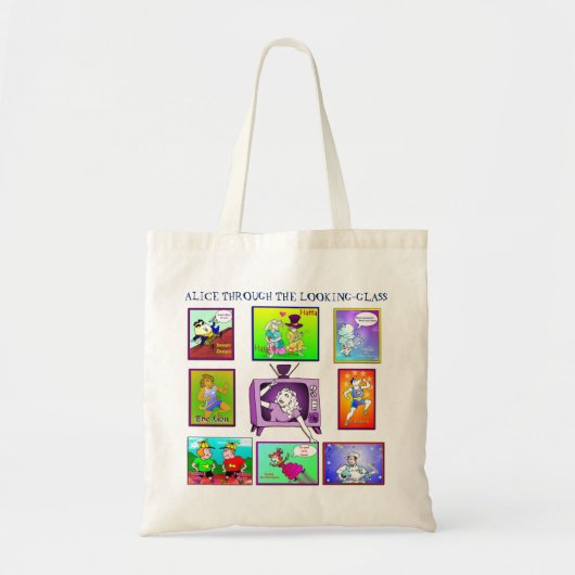 Tote Bag Alice par l'art 1998 de bande dessinée de psyché (Devant)