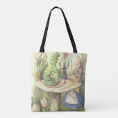 Tote Bag Alice rencontre la Caterpillar (Dos)