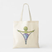 Tote Bag Alien à fermeture éclair (Dos)