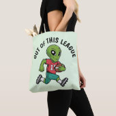 Tote Bag Alien de football (De près)