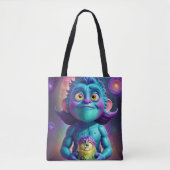 Tote Bag Alien de l'espace et ami (Devant)