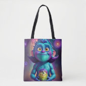 Tote Bag Alien de l'espace et ami (Devant)