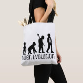 Tote Bag Alien Evolution, Alien extraterrestre (De près)