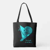 Tote Bag Alien gris, la vérité est là (Dos)