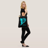 Tote Bag Alien gris, la vérité est là (Sur le modèle)