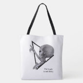 Tote Bag Alien gris, la vérité est là (Dos)
