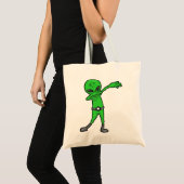 Tote Bag alien halloween dabbing (Devant (produit))