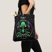Tote Bag Alien Lecture de jeux vidéo | Stellar Game Smasher (De près)