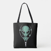 Tote Bag Alien Peeping (Dos)