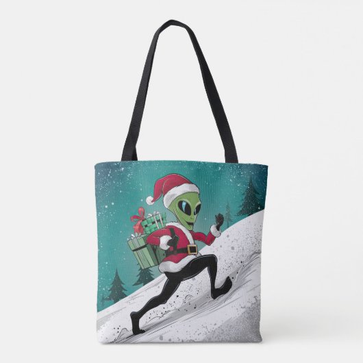 Tote Bag Alien Père Noël (Dos)