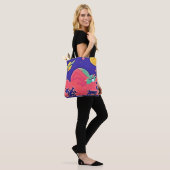 Tote Bag Alien Planet Retro Sci-Fi (Sur le modèle)