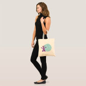 Tote Bag Alien pourpre