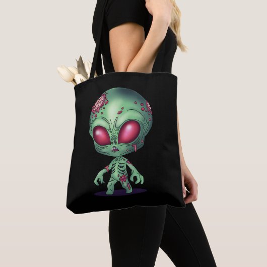 Tote Bag Alien Zombie (De près)
