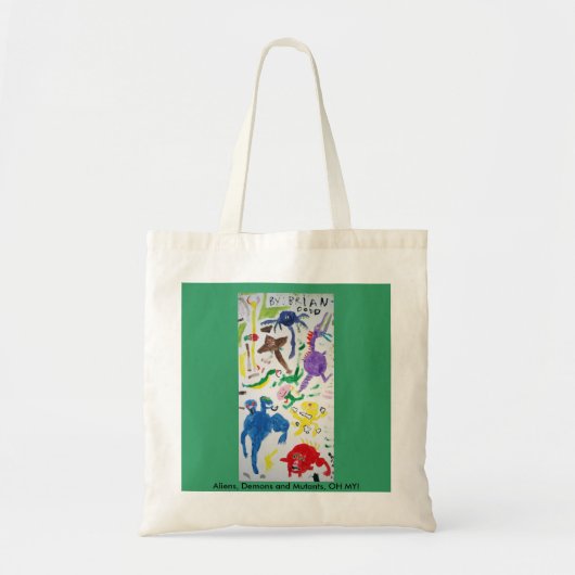 Tote Bag Aliends, budget Totte de mutants (Devant)