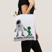 Tote Bag Aliens = Amigos, astronautes et extra-terrestres (De près)