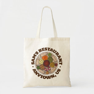 Tote Bag Alimentation éthiopienne Injera Wat Restaurant Nou