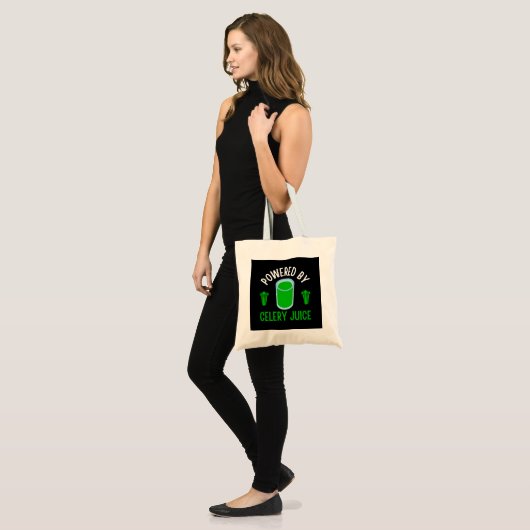 Tote Bag Alimenté Par Celery Juice (Devant (modèle))