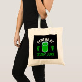 Tote Bag Alimenté Par Celery Juice (Devant (produit))