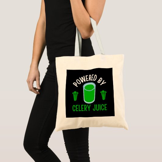 Tote Bag Alimenté Par Celery Juice (Devant (produit))