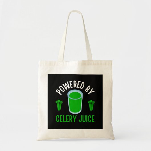 Tote Bag Alimenté Par Celery Juice (Devant)