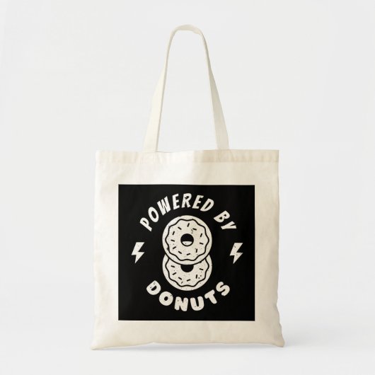 Tote Bag Alimenté par des Donuts (Devant)