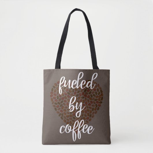 Tote Bag Alimenté Par Des Fèves De Café (Devant)