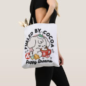 Tote Bag Alimenté par le cacao et les Rêves de chiots - Chi (De près)
