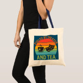 Tote Bag Alimenté par Théâtre et Tea Thespian professeur de (Devant (produit))