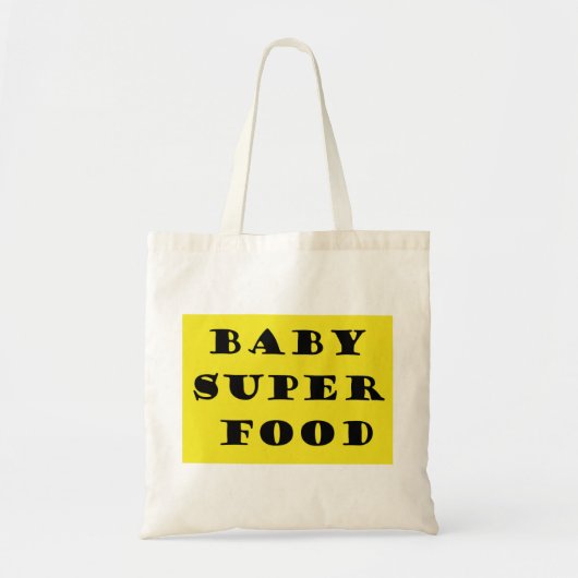 Tote Bag Aliments Super pour Bébés (Devant)