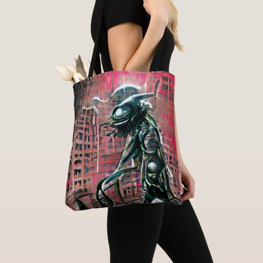 Tote Bag Aline Invasion (De près)