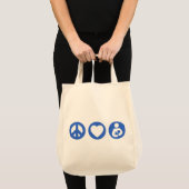 Tote Bag Allaiter d'amour de paix (Devant (produit))