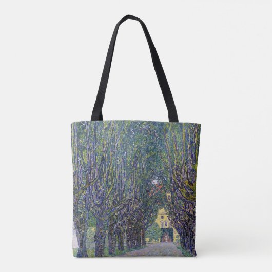 Tote Bag Allee à Schloss Kammer, Gustav Klimt (Dos)